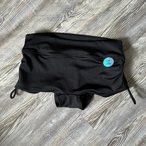 Victorias Secret Pink Sport “Gym to Swim” bottoms. Black, size Small